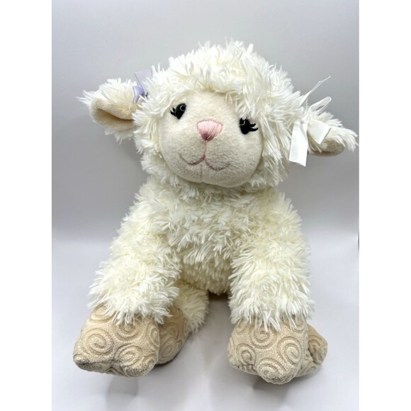 Build A Bear Workshop Vanilla Swirls Lamb Sheep Plush Stuffed Animal 2011 BABW - Picture 2 of 16